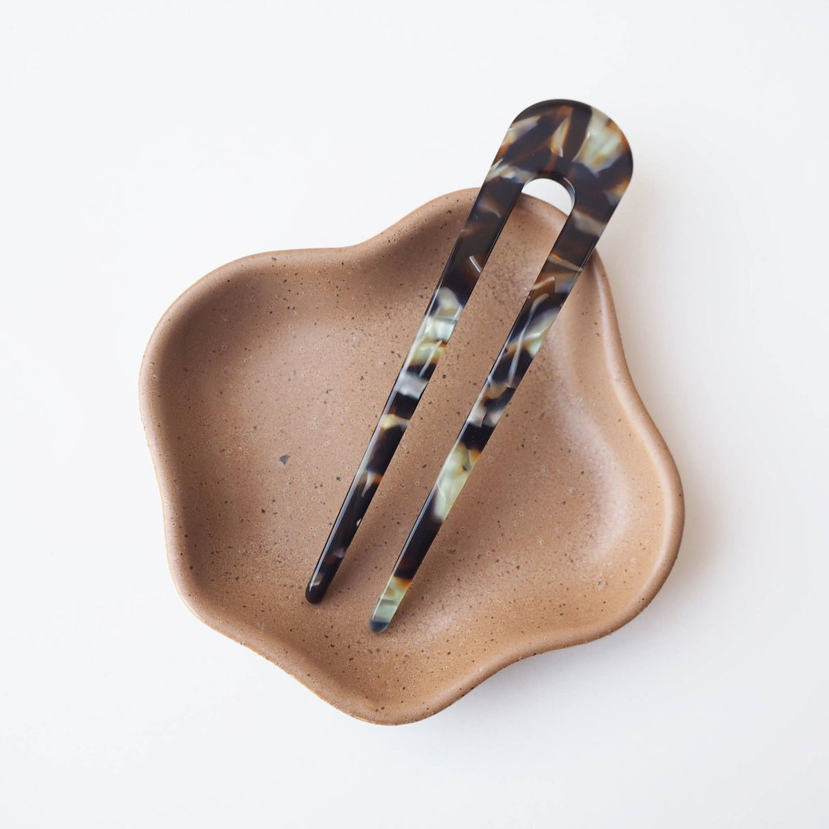 Custom Made - Jupiter Hair Pin – Tortoiseshell Acetate French Hair Pin