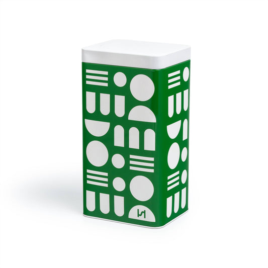 Sophie Home Ltd - Airtight Tin Storage Container: Stack The Dishes Green