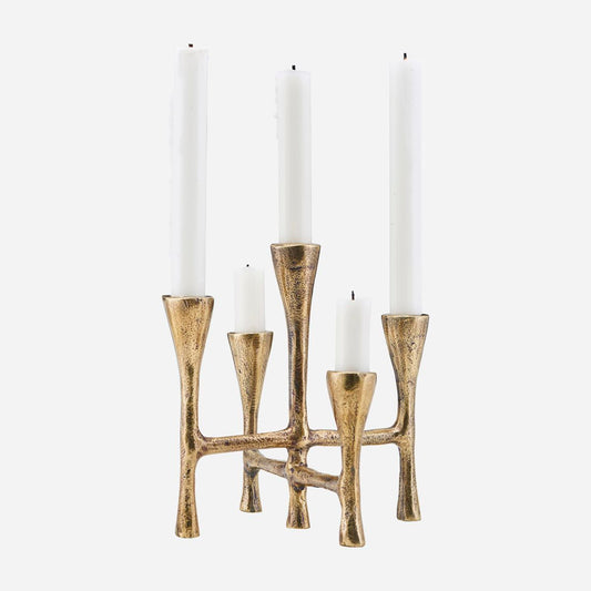CANDLE STAND | BRASS FINISH | HOUSE DOCTOR