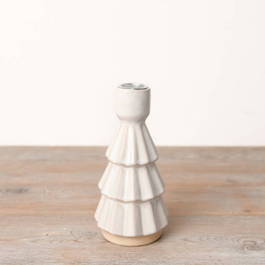 White Tree Candle Holder