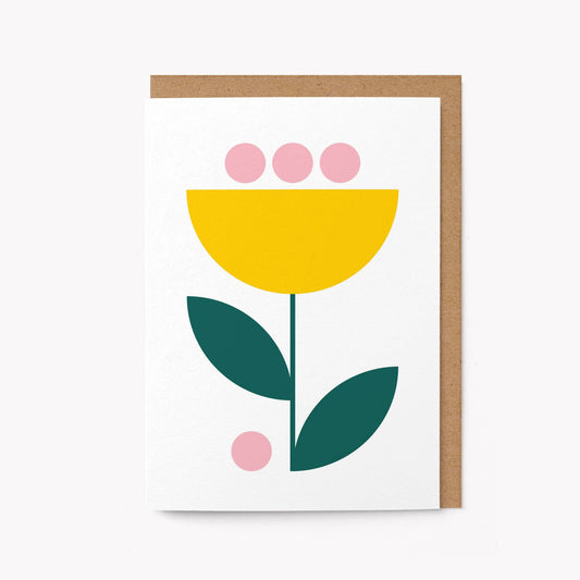 Graphic Factory - Flower No 28 - Greeting Card