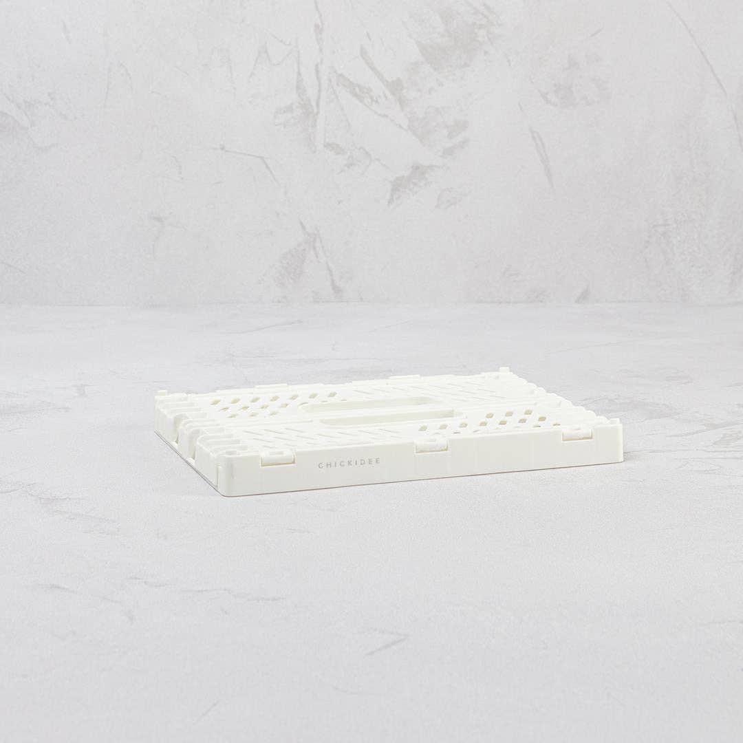 Chickidee - White Tiny Folding Storage Crate