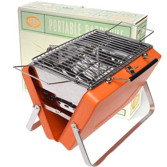 REX LONDON |PORTABLE SUITCASE BBQ | ORANGE