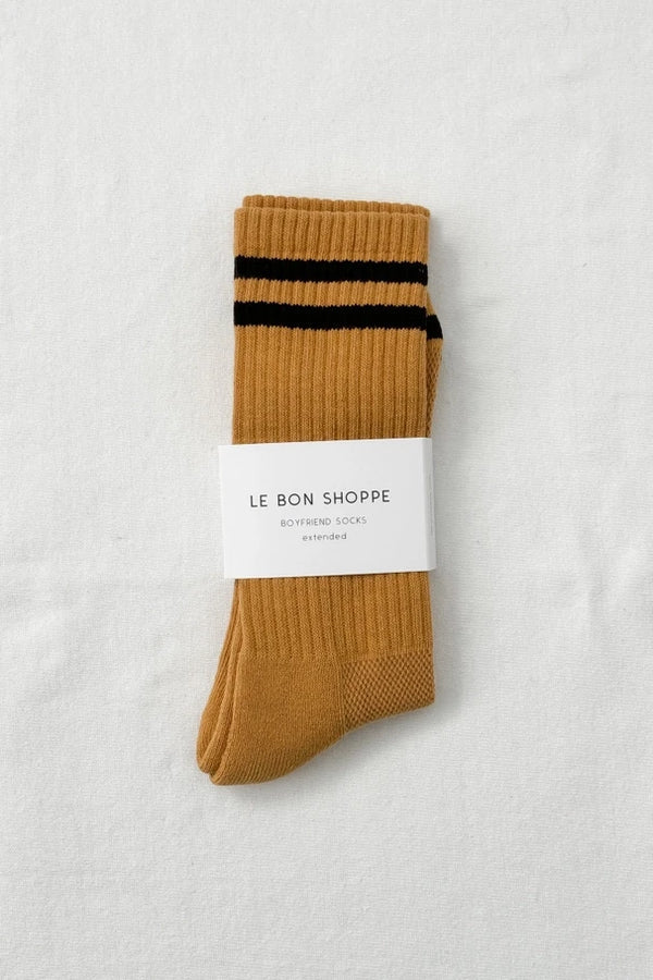 EXTENDED BOYFRIEND SOCKS | VARIOUS COLOURS | LE BON SHOPPE,