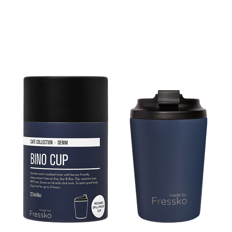 Made By Fressko - Denim - Reusable Cup (Stainless Steel)