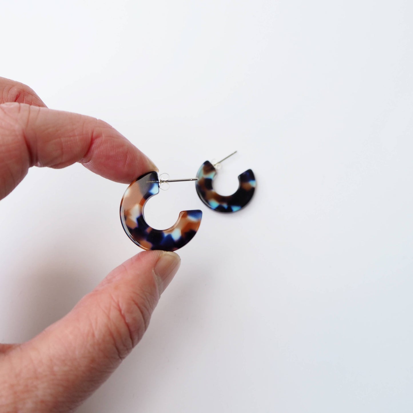 Custom Made - Coral Mini Hoop Earrings