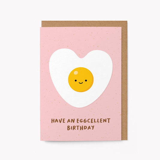 Graphic Factory - Eggcellent Birthday - Greeting Card