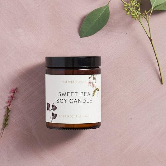Botanique Workshop - Hand-poured Sweet Pea scented Soy Candle
