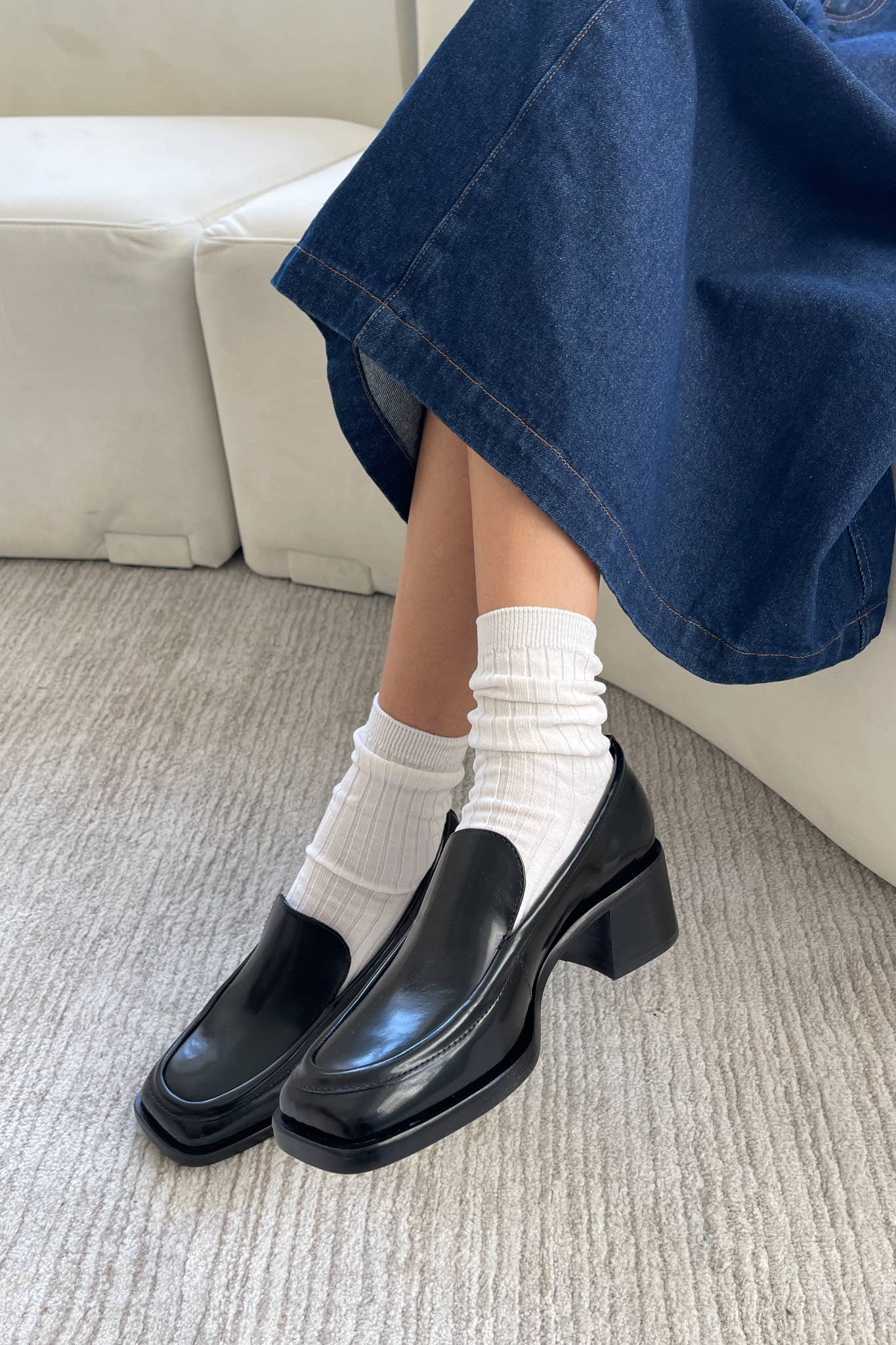 HER SOCKS | VARIOUS COLOURS | MERCERIZED COMBED COTTON RIB | LE BON SHOPPE