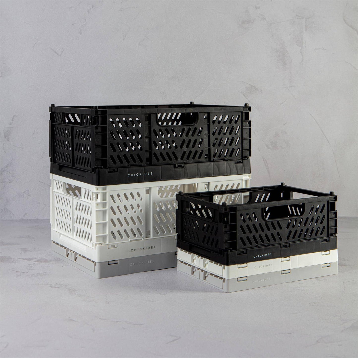 Chickidee - Coal Tiny Folding Storage Crate