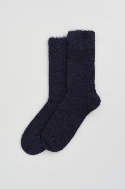 Pairs Socks - Inky Blue Ultra Soft Alpaca Socks