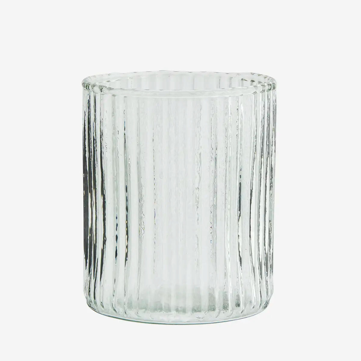 DRINKING GLASS W/ GROOVES | MADAM STOLTZ