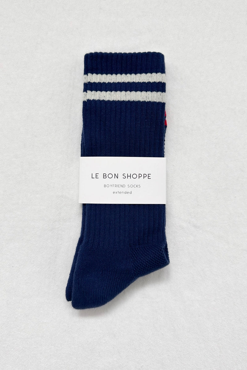 EXTENDED BOYFRIEND SOCKS | VARIOUS COLOURS | LE BON SHOPPE,