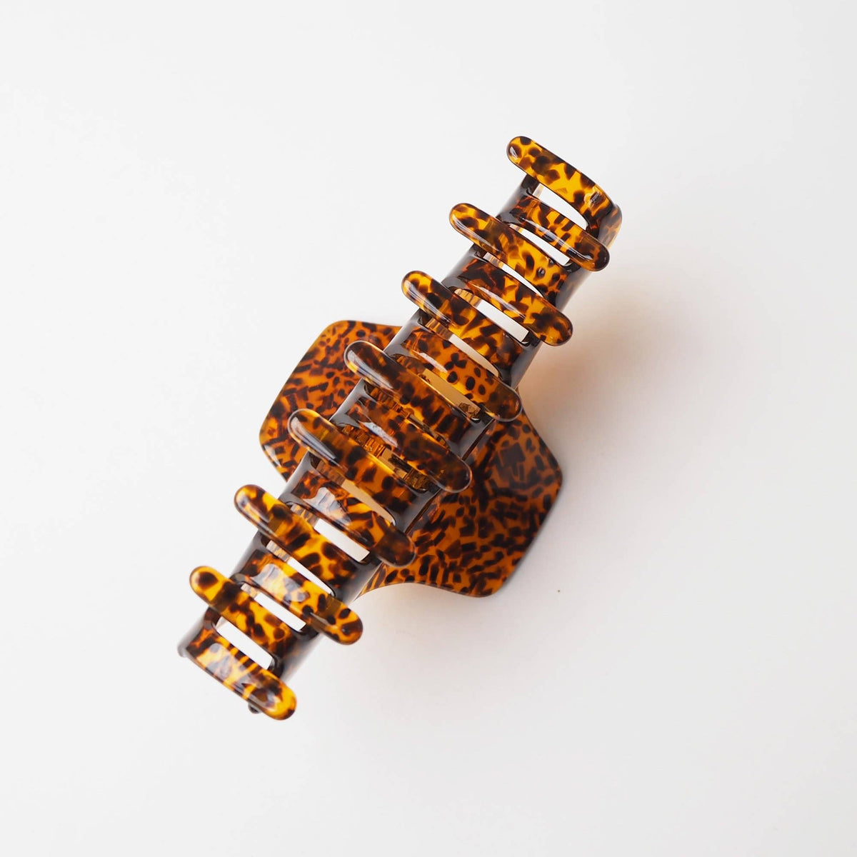 Custom Made - Missy Hair Claw In Marmite - medium resin acetate hair claw
