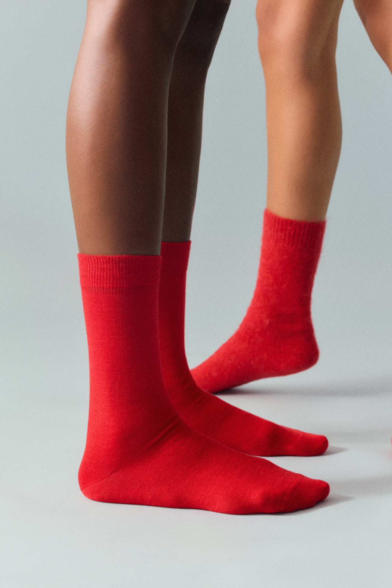 POSTBOX RED MERINO WOOL SOCKS |  PAIRS SOCKS | SIZE 4-7