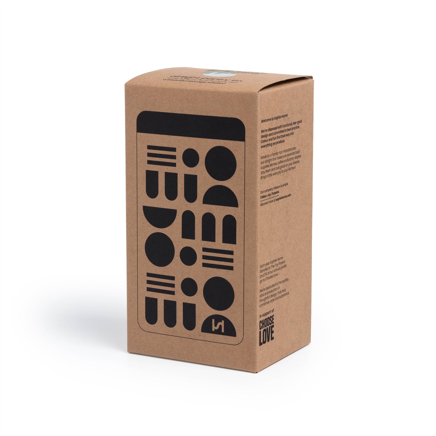 Sophie Home Ltd - Airtight Tin Storage Container: Stack The Dishes Green
