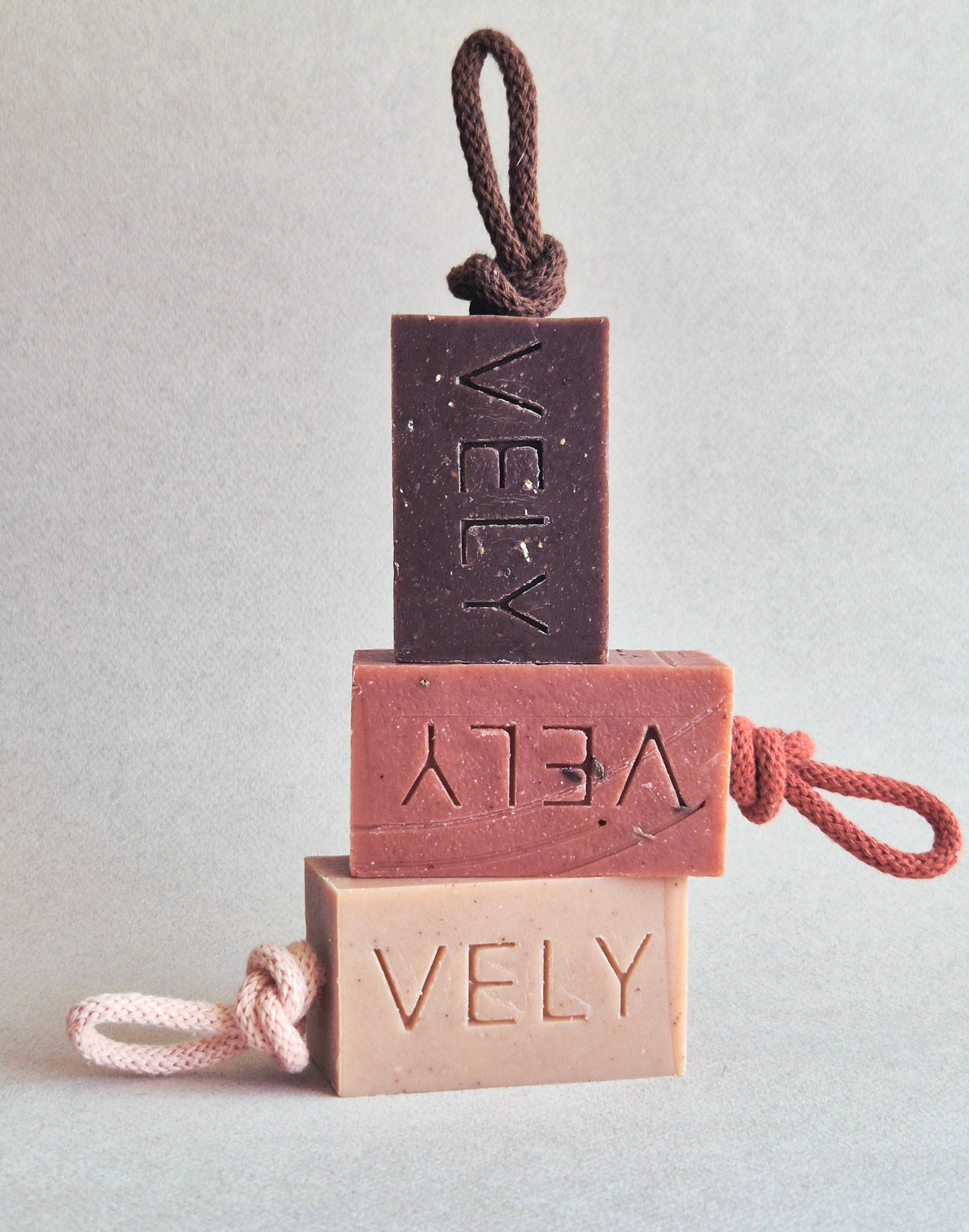 The Vely Soapery - Natural Handmade Soap On A Rope "Boudoir"