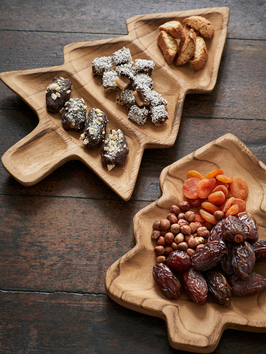 WOODEN CHRISTMAS TREE TRAY| PAULOWNIA WOOD | MADAM STOLTZ