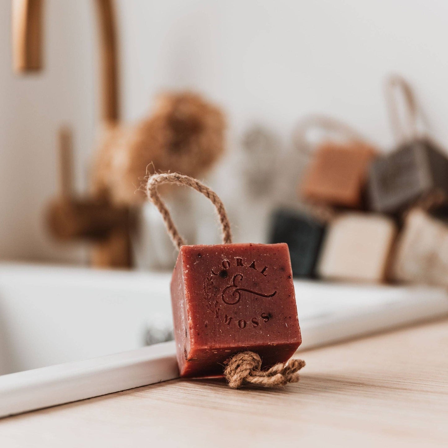 CHUNKY SOAP ON A ROPE: OAKMOSS SHAMPOO + SOAP