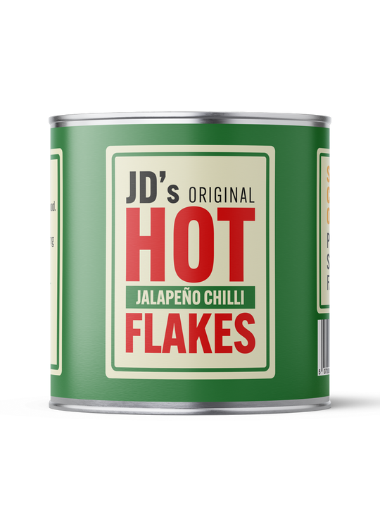 JD’s HOT HONEY | HOT JALAPEÑO CHILLI FLAKES |35g TIN