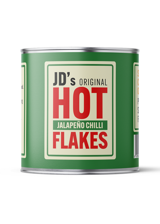 JD’s HOT HONEY | HOT JALAPEÑO CHILLI FLAKES |35g TIN