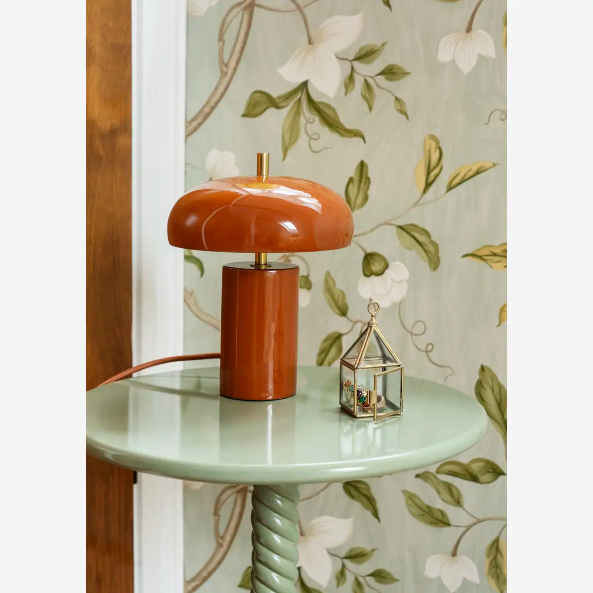 HANGING GLASS BOX | AGED BRASS | MADAM STOLTZ