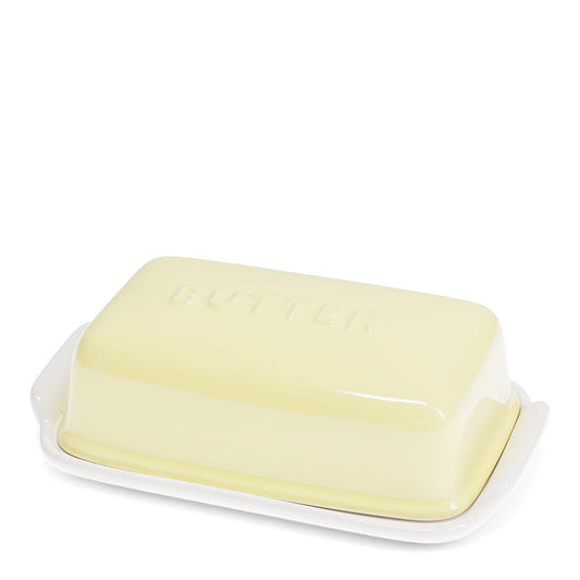 Ceramic butter dish - Yellow