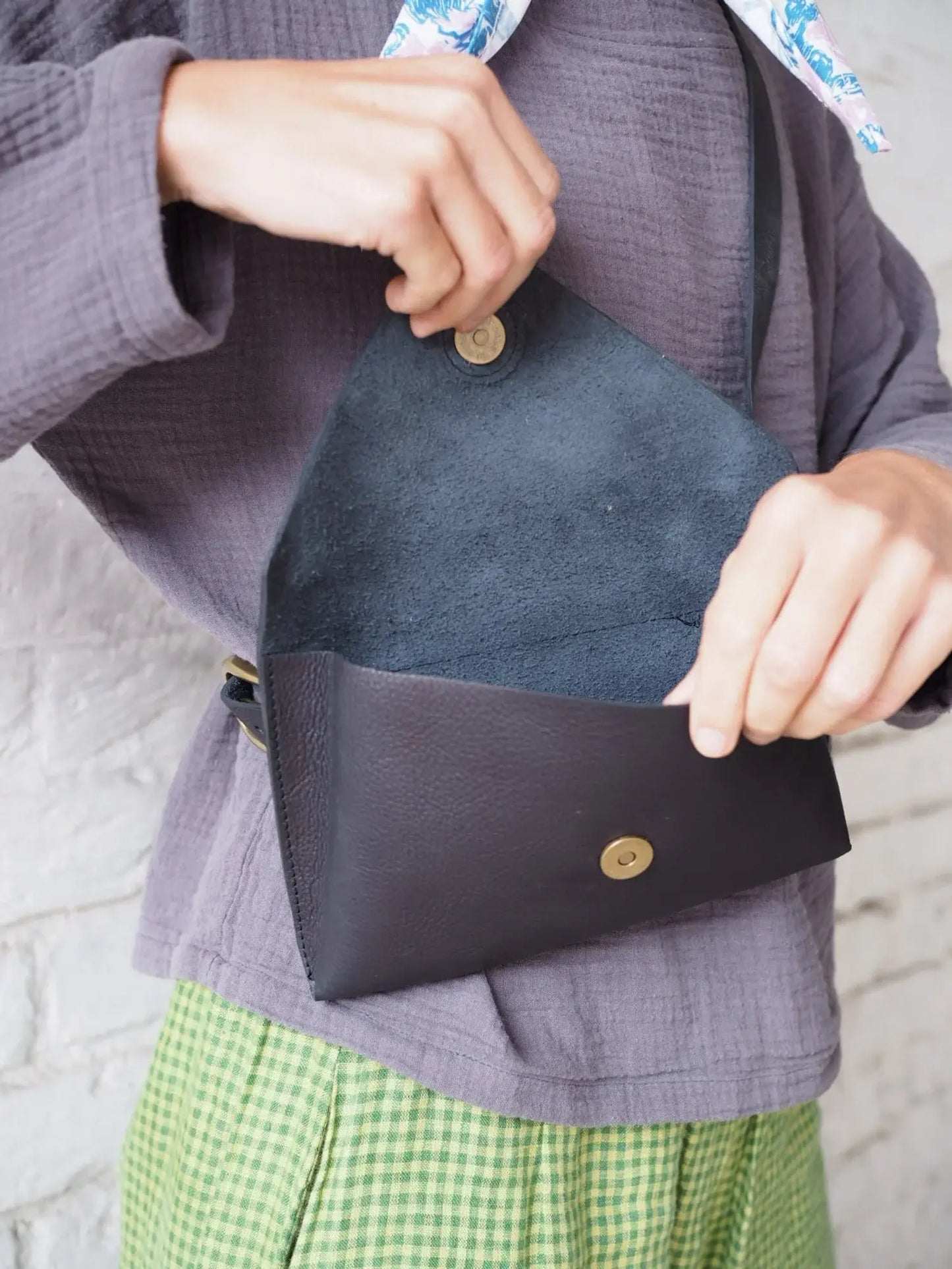 Roake Studio - Betty Leather Belt Bag - Black