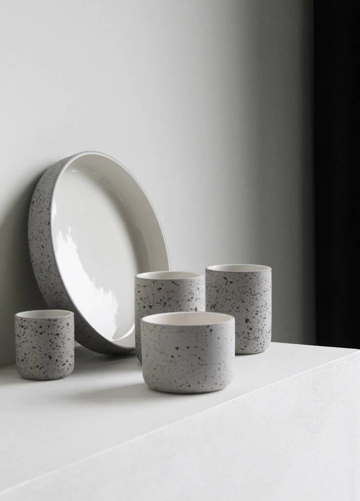 BOWL | GREY SPECKLED | ARCHIVE STUDIO 22CM