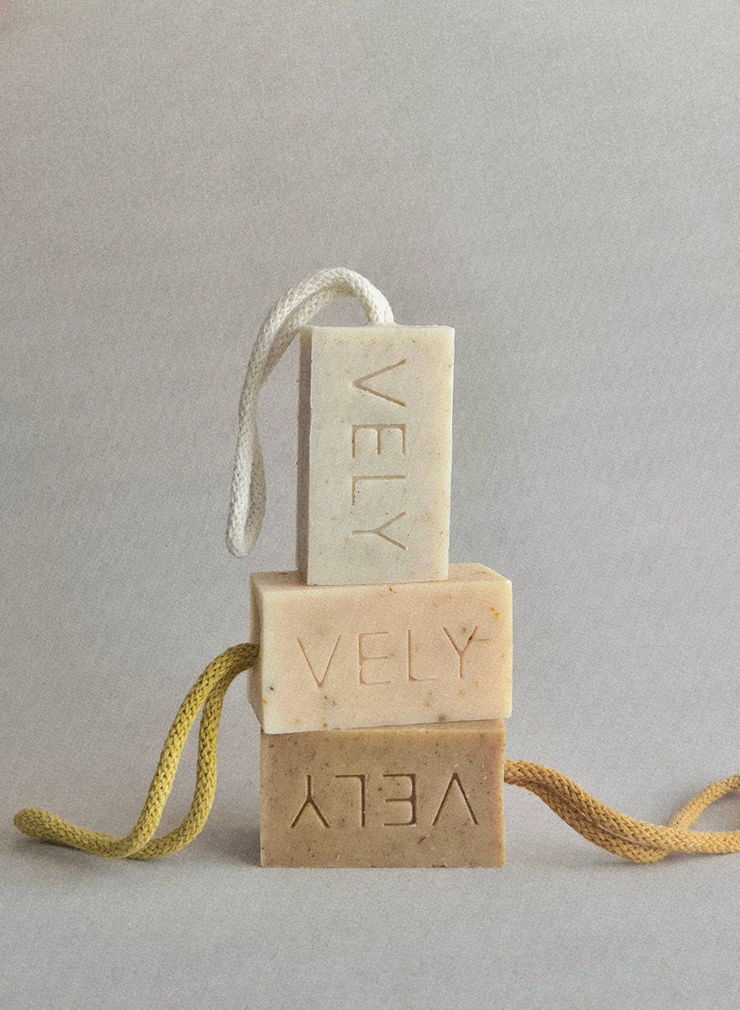 The Vely Soapery - Natural Handmade Soap On A Rope "Orange Kiss"