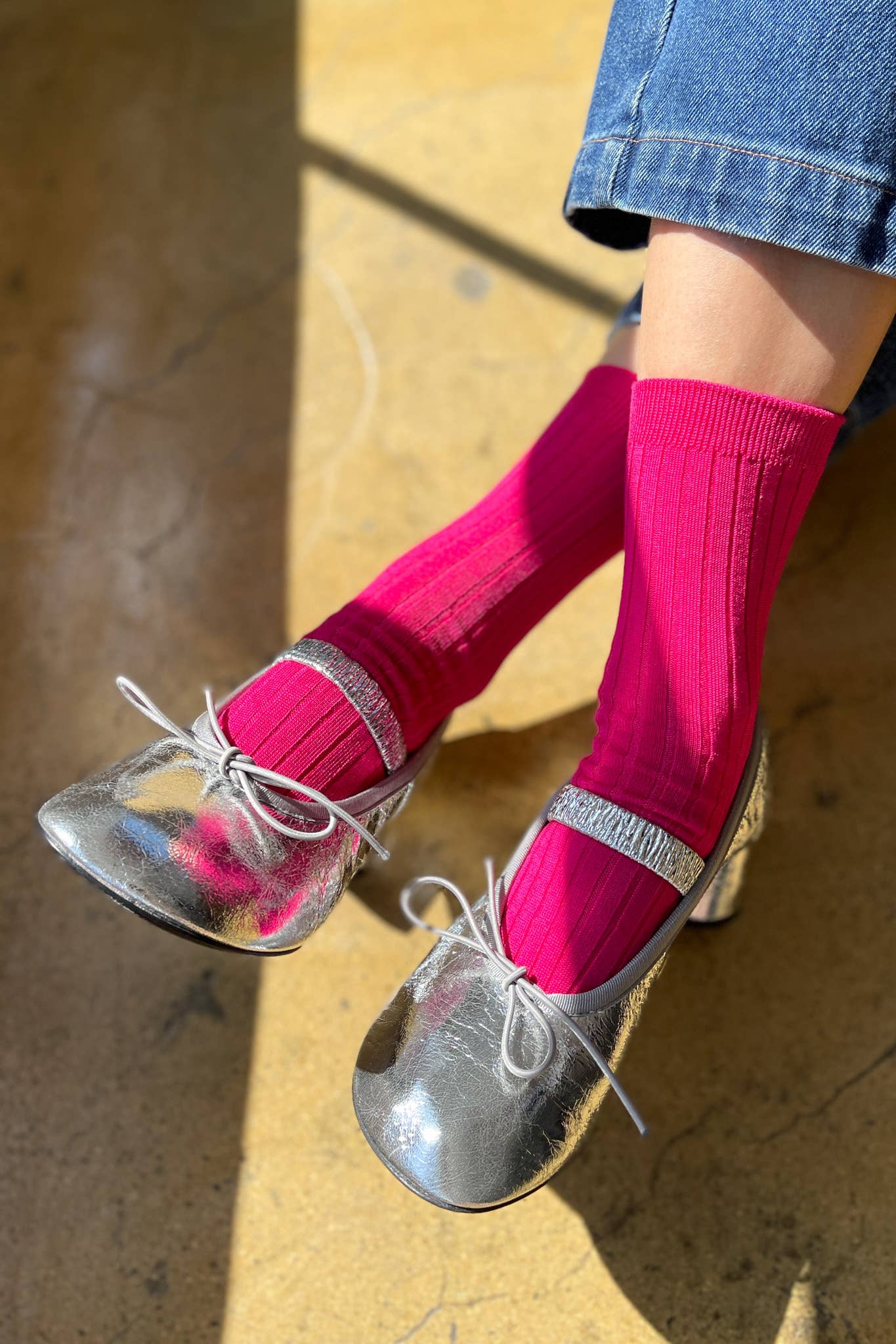 HER SOCKS | VARIOUS COLOURS | MERCERIZED COMBED COTTON RIB | LE BON SHOPPE