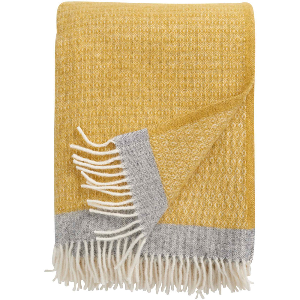 100% LAMBSWOOL THROW | HARALD | VARIOUS COLOURS | KLIPPAN YLLEFABRIK