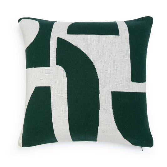 Sophie Home Ltd - Cotton Knit Throw Pillow/Cushion - Bruten Forest