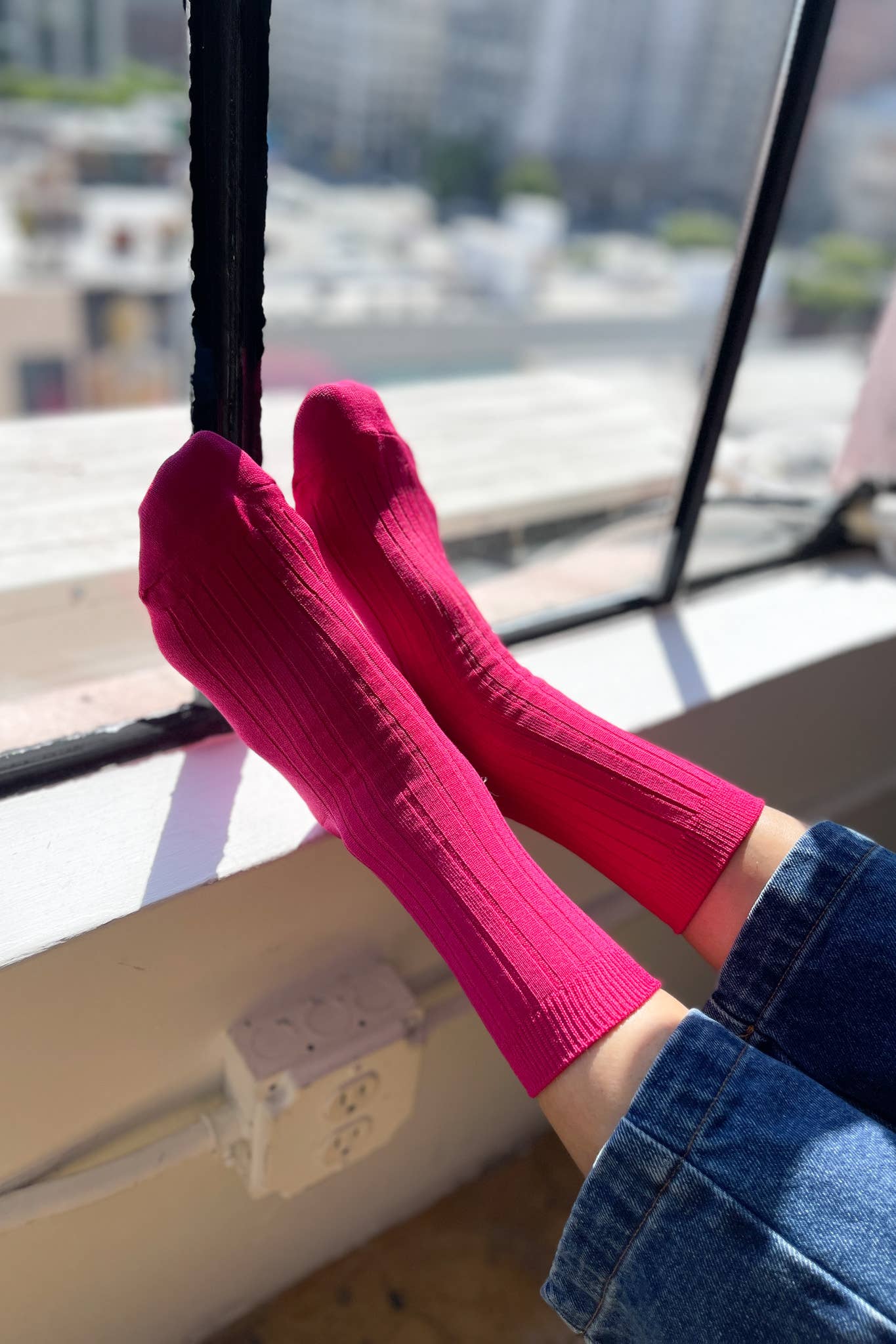 HER SOCKS | VARIOUS COLOURS | MERCERIZED COMBED COTTON RIB | LE BON SHOPPE