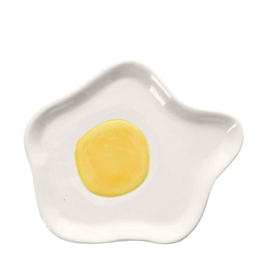 Ceramic trinket dish - Fried egg