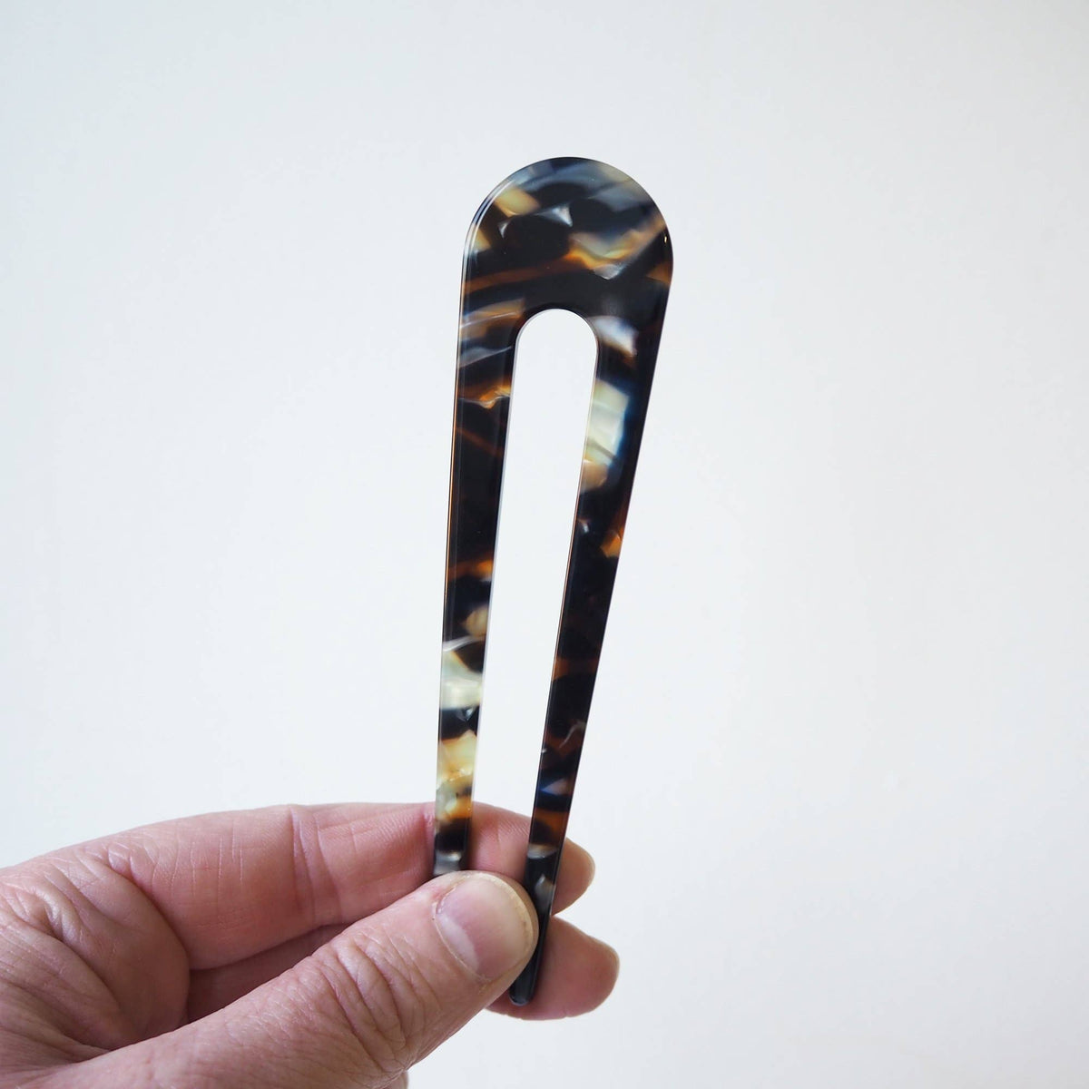 Custom Made - Jupiter Hair Pin – Tortoiseshell Acetate French Hair Pin