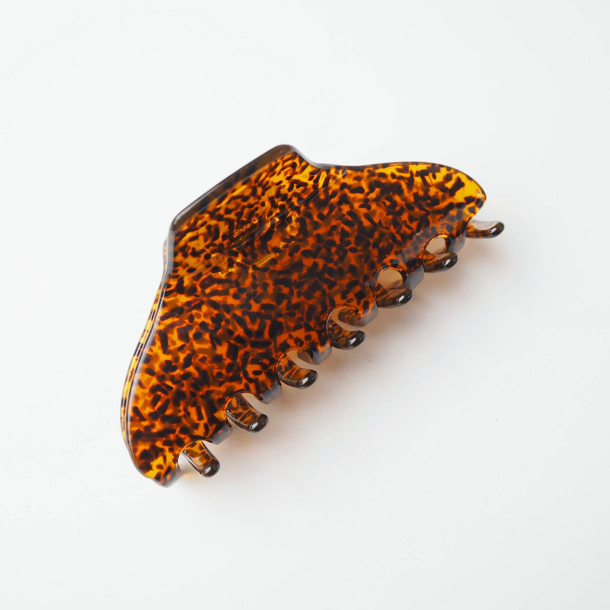Custom Made - Missy Hair Claw In Marmite - medium resin acetate hair claw