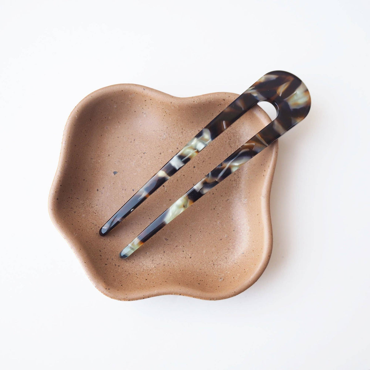 Custom Made - Jupiter Hair Pin – Tortoiseshell Acetate French Hair Pin