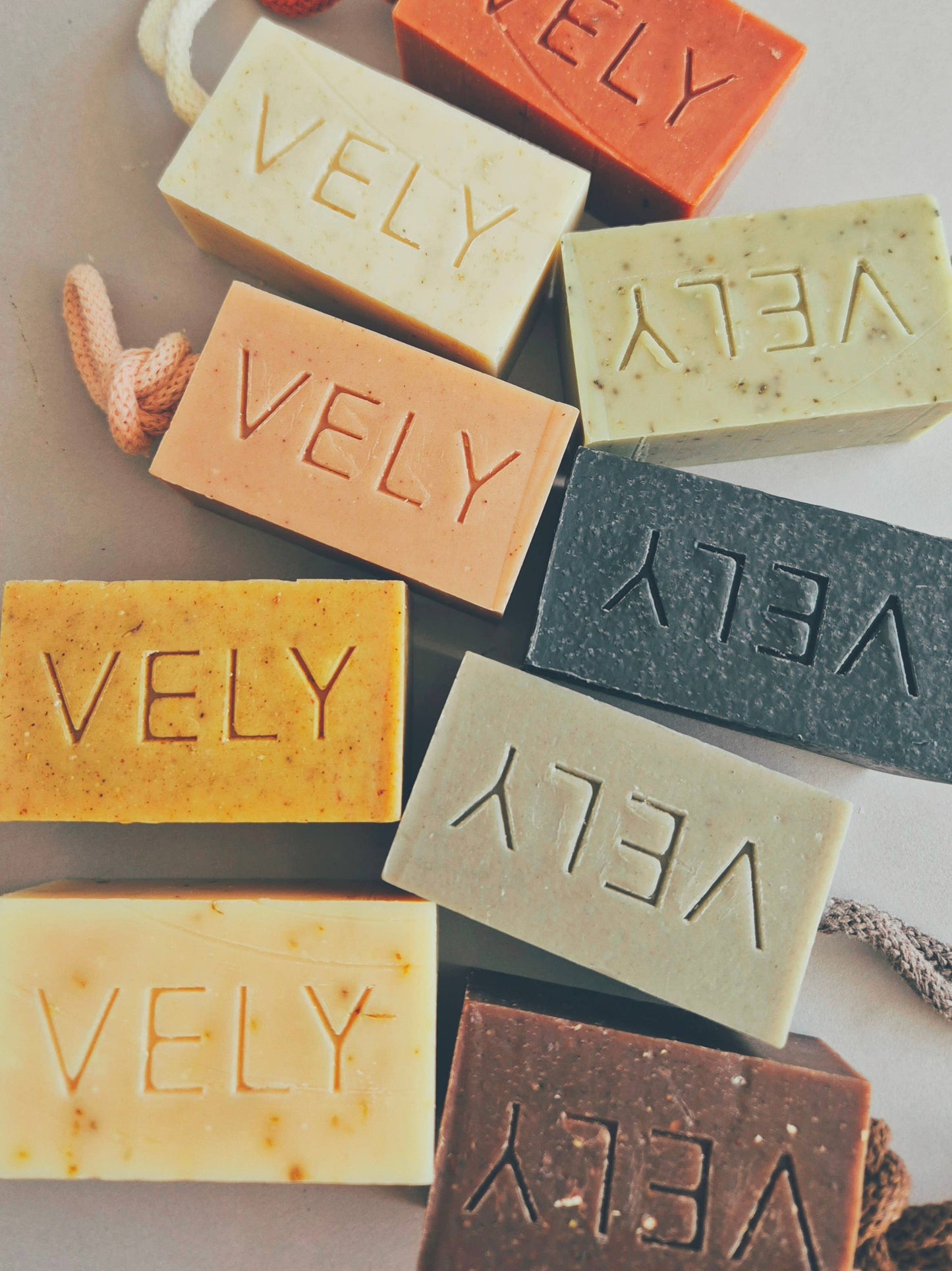 The Vely Soapery - Natural Handmade Soap On A Rope “Black Rose"