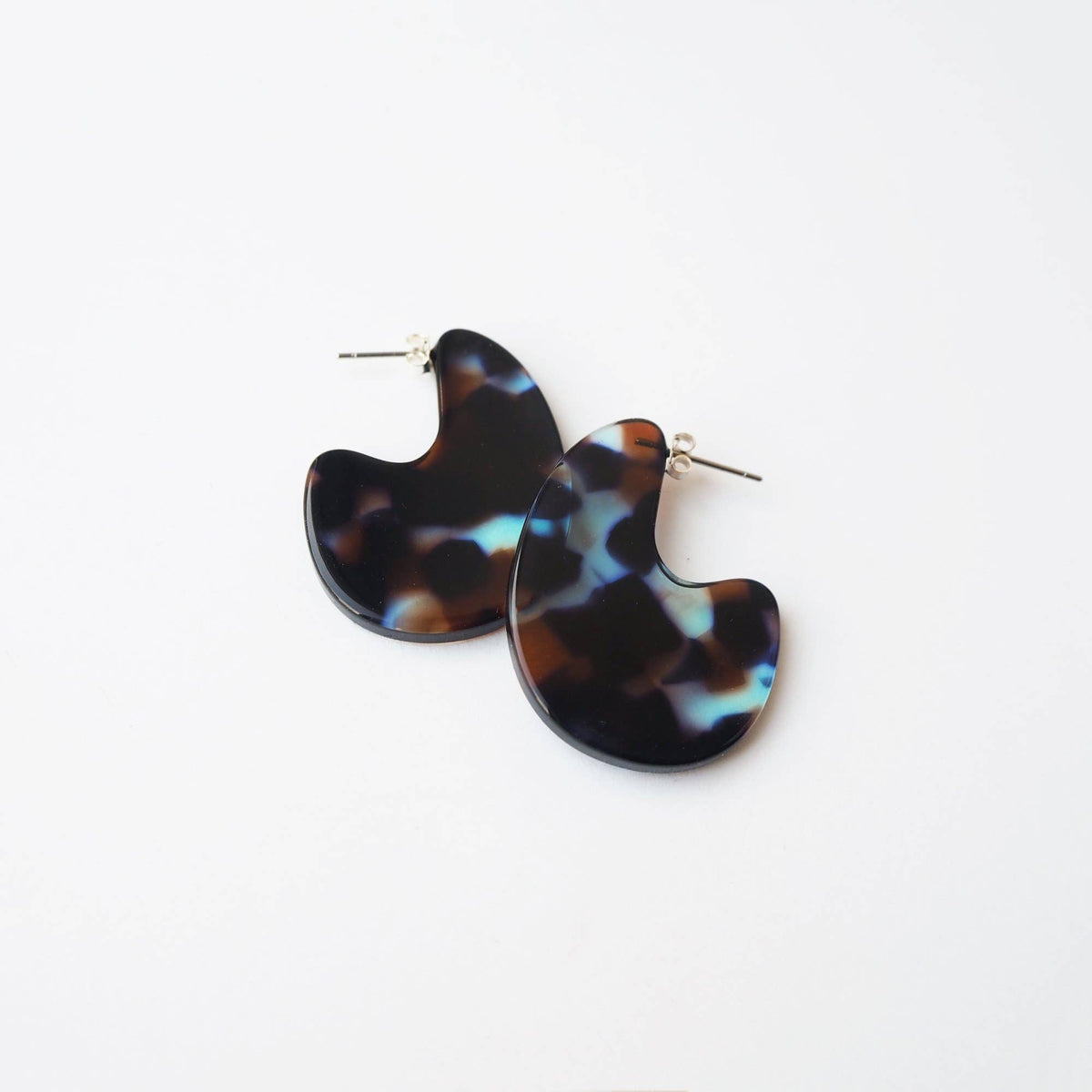 Custom Made - Coral Mini Teardrop Earrings- teardrop acetate resin earring