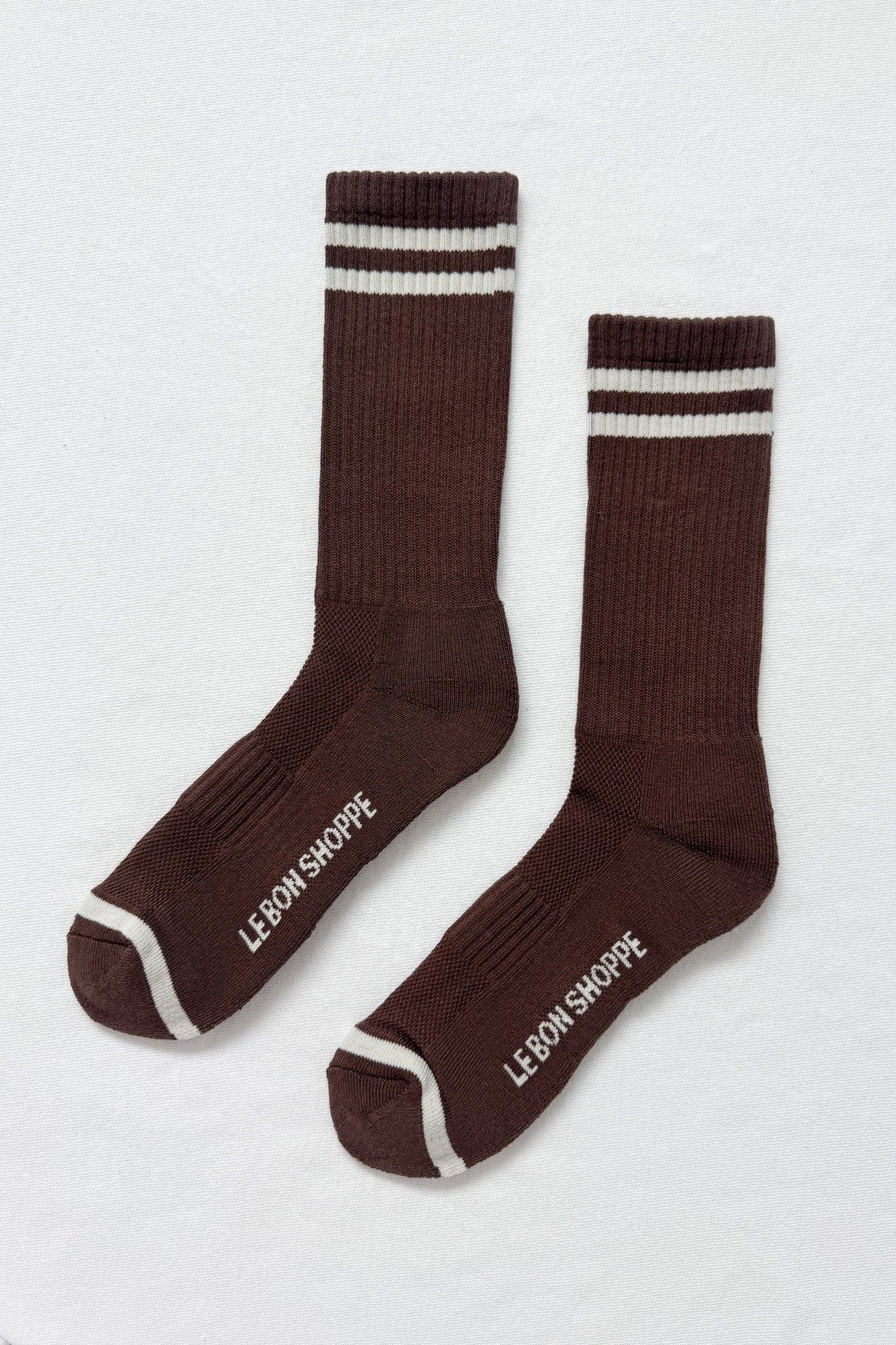 EXTENDED BOYFRIEND SOCKS | VARIOUS COLOURS | LE BON SHOPPE,