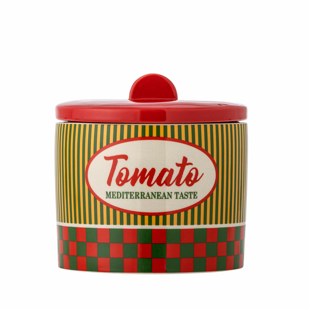 STEFANO CERAMIC TOMATO JAR | BLOOMINGVILLE