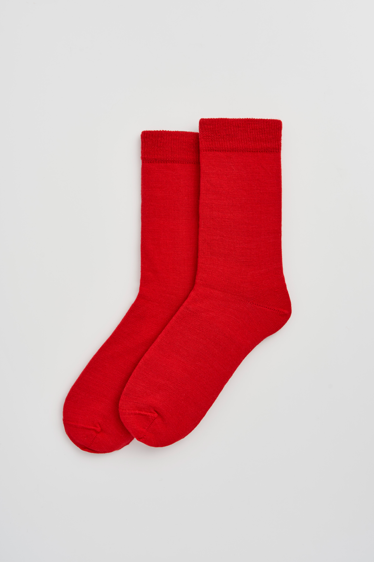 POSTBOX RED MERINO WOOL SOCKS |  PAIRS SOCKS | SIZE 4-7
