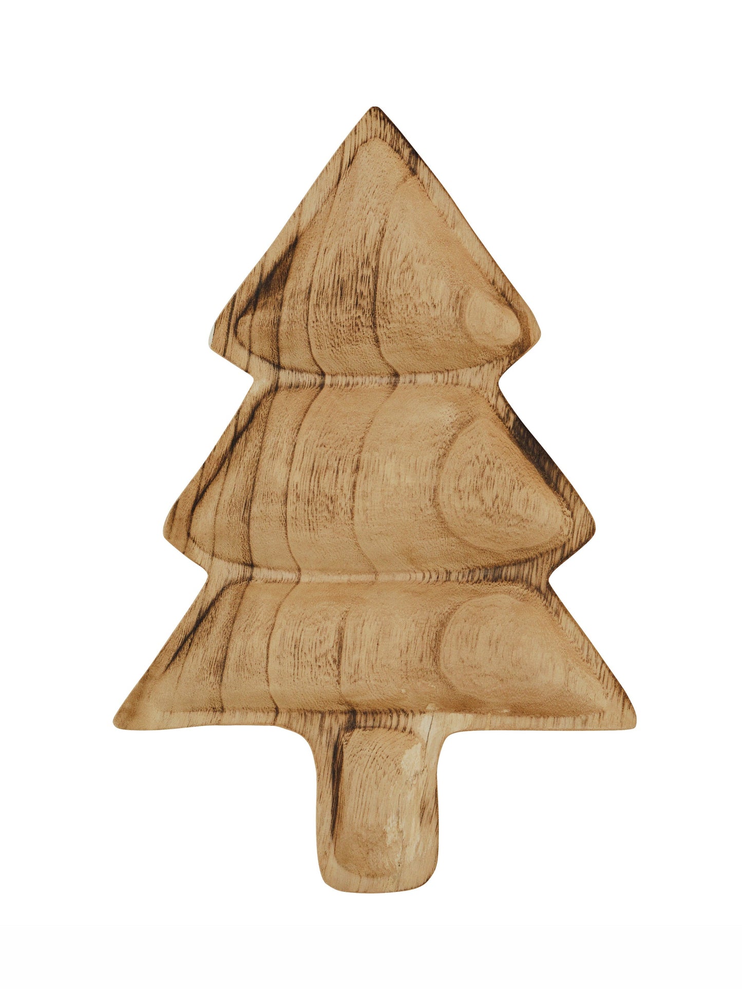 WOODEN CHRISTMAS TREE TRAY| PAULOWNIA WOOD | MADAM STOLTZ