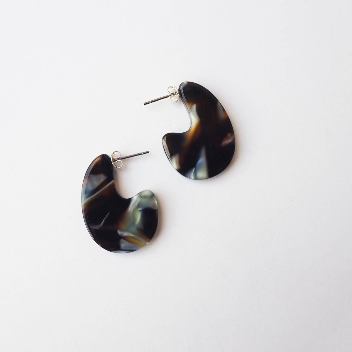 Custom Made - Jupiter Mini Teardrop Earrings- acetate resin earring