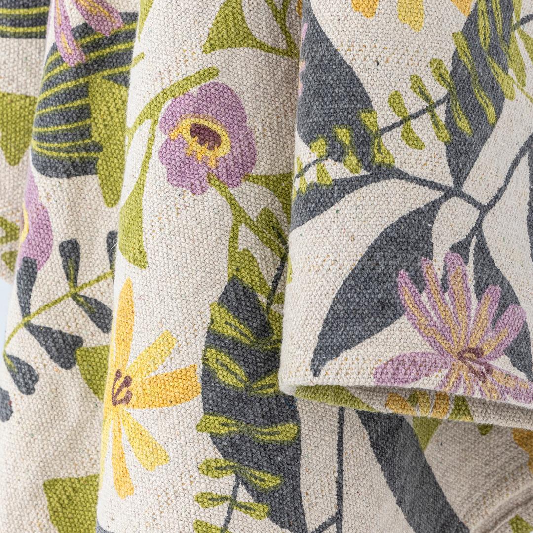 Camelie Throw| creative collection | Multi Coloured |Mixed Fibers