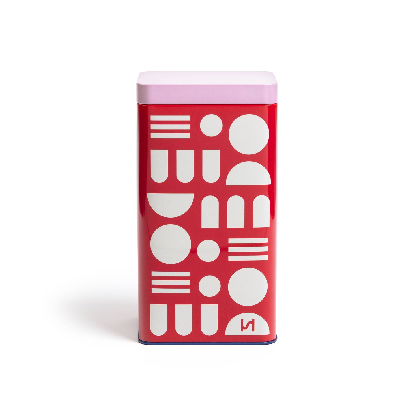 Sophie Home Ltd - Airtight Tin Storage Container: Stack The Dishes Red