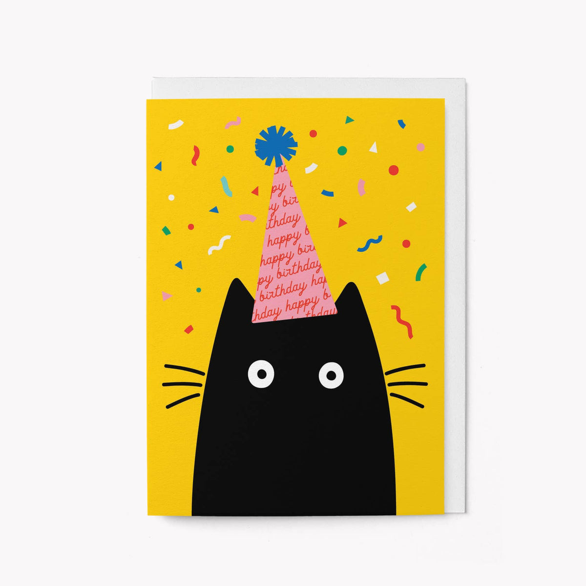 Graphic Factory - Birthday Cat Greeting Card