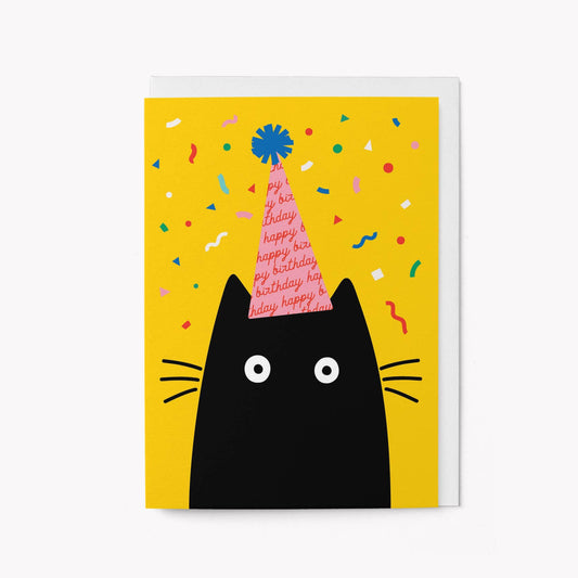 Graphic Factory - Birthday Cat Greeting Card