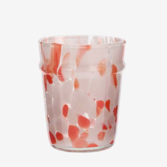 COLOURED DRINKING GLASS | PINK ORANGE | MADAM STOLTZ